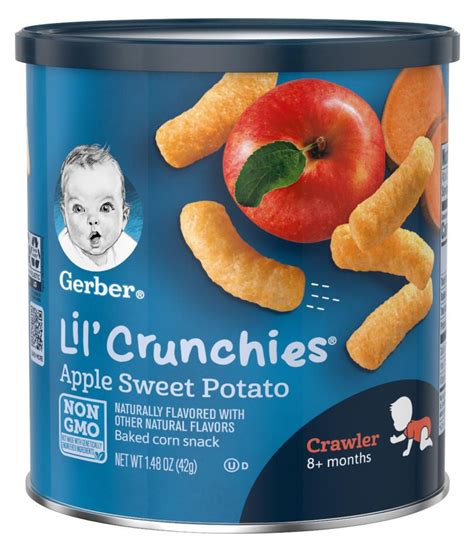 Gerber Apple And Sweet Potato Snack Foods For Under 6 Months 42 Gm