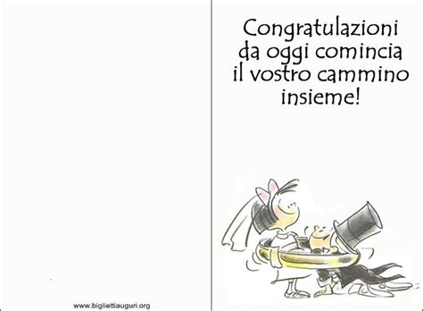 Qui di seguito una raccolta delle frasi di auguri per l'anniversario di matrimonio da dedicare ad amici, genitori e parenti che festeggiano un giorno così. Biglietto Matrimonio - Biglietto Auguri Matrimonio Simpatico