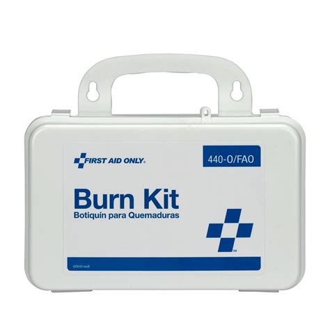First Aid Only Burn Care Kit Plastic Case