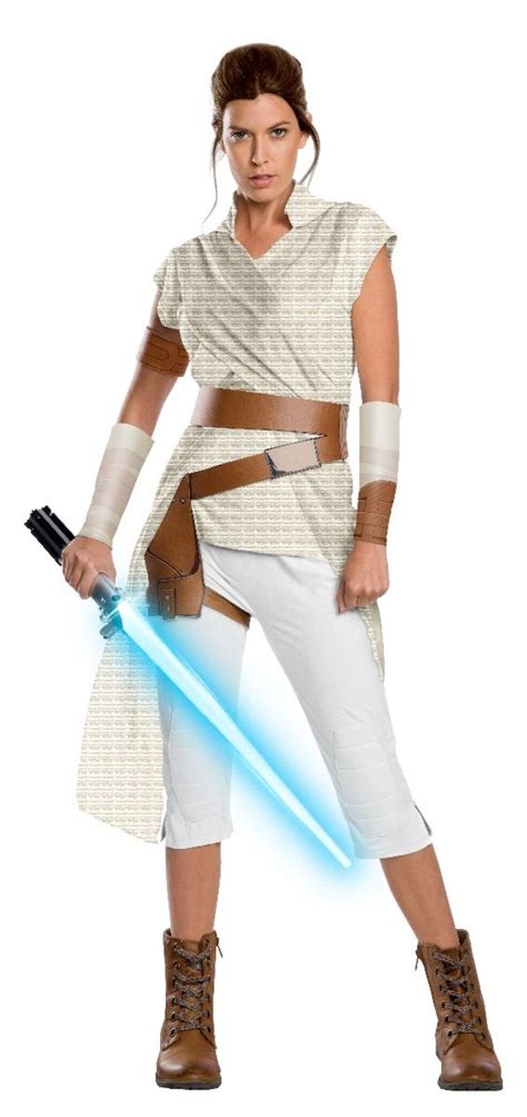 Star Wars Rey Costume Adult Women Cinema Tv Series