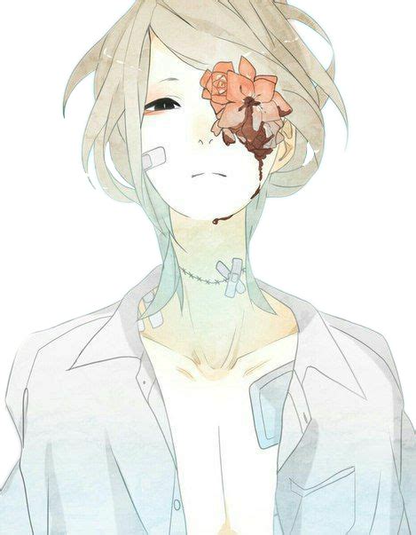 Animeboy Handsome Aesthetic Gore Flower