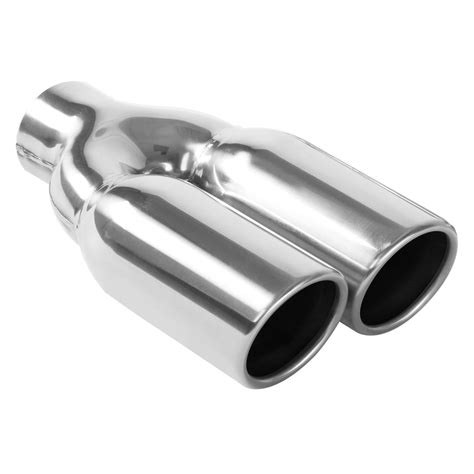 Magnaflow Round Dual Stainless Steel Exhaust Tip Weld On