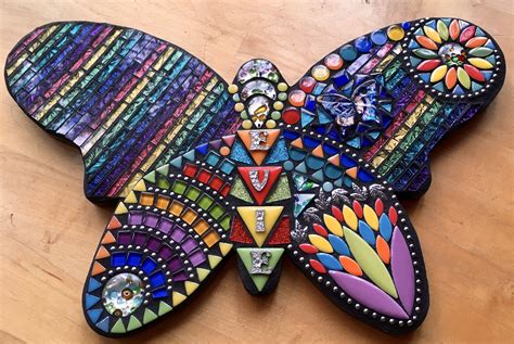 Custom Mosaic Butterfly By Tina Wise Crackin Mosaics Mozaïek