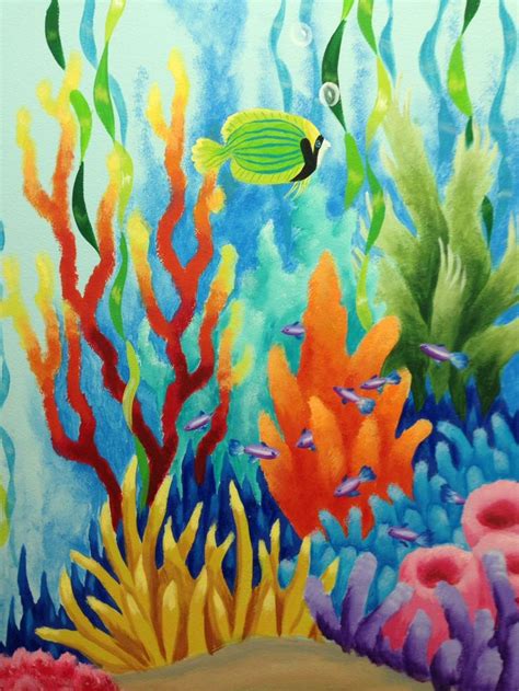 Ocean Undersea Tropical Sea Life Art Coral Art Ocean Art