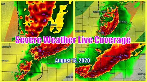 Severe Weather Live Coverage Enhanced Severe Storms The Severe