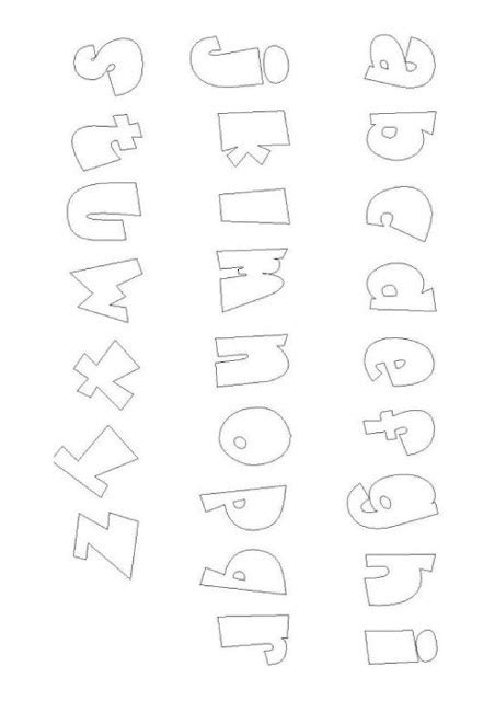 60 Moldes De Letras Do Alfabeto Para Imprimir Professora Tati Simoes Images