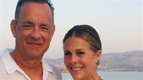 The Love Of My Life Rita Tom Hanks Wife Greets Him