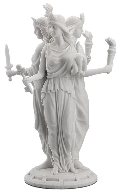 Buy Hecate Greek Goddess Of Magic And Witchcraft Statue Sculpture White