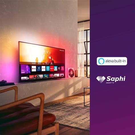 Buy Philips 43pus780512 43 Inch Tv With Ambilight And Alexa Built In