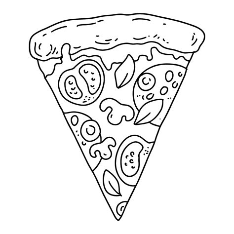 Desenhos De Pizza Para Imprimir E Colorirpintar Pdmrea Porn Sex
