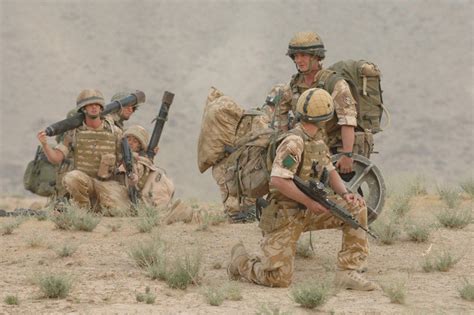 A Mortar Team From 16 Air Assault Brigade On The Move In Zabul Province Afghanistan In 2008