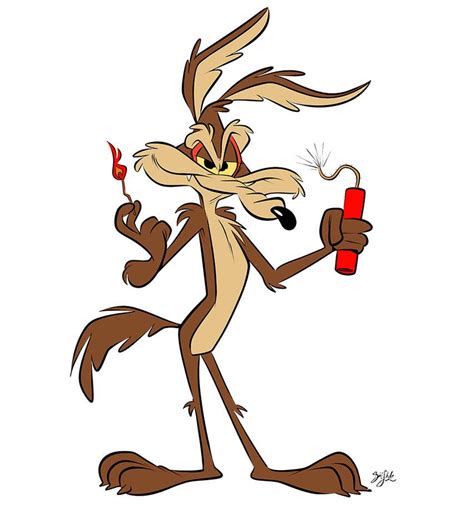 wile e coyote by themrock on deviantart looney tunes wallpaper cartoon character tattoos