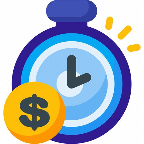 Saving Time Clock Finance Money Savings Schedule Icon Download