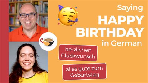 Ways To Wish Someone Happy Birthday In German Youtube