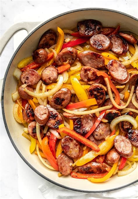 Sausage And Peppers Skillet The Whole Cook