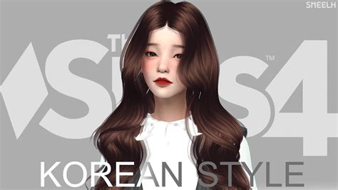 The Sims 4 Cas Korean Style Youtube