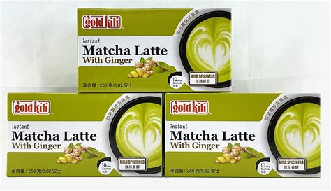Amazon Gold Kili Instant Matcha Green Tea Ginger Latte Pack Of 3 30