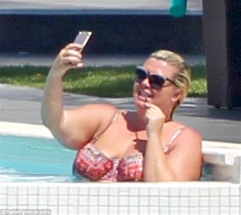 Desperate Gemma Collins Poses With Chocolate Biscuits For Tacky Publicity Campaign Daily Mail