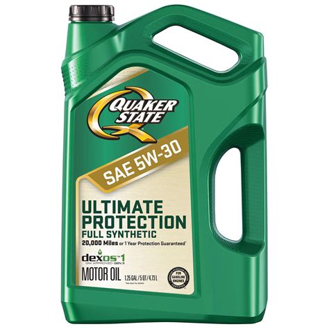 Quaker State Ultimate Protection Full Synthetic 5w 30 Motor Oil 5