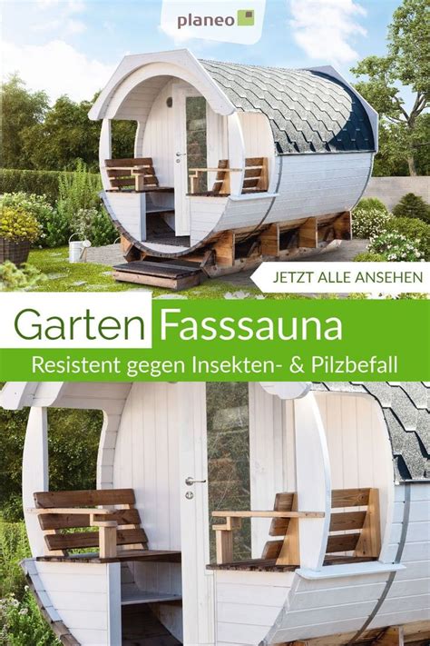 Gartenhaus günstig vom fachmann kaufen: Fasssauna im Garten, ideal für kleine Gärten | Sauna, Sauna im garten, Fasssauna