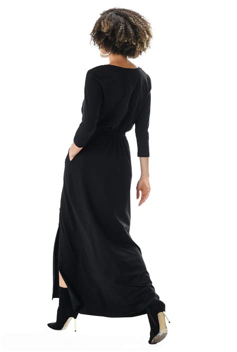 Featured Products 82 Days Womens Casual 34 Sleeve Long Maxi Dress With