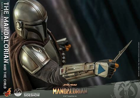 The Mandalorian And The Child Quarter Scale Collectible Set By Hot Toys