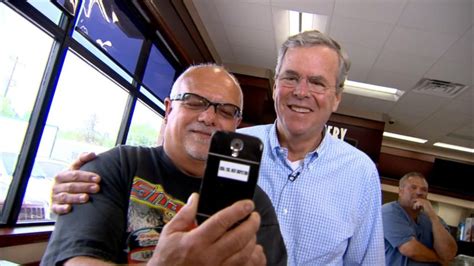 Jeb Bush Gives A Selfie Lesson Out On The Town In Iowa Abc News