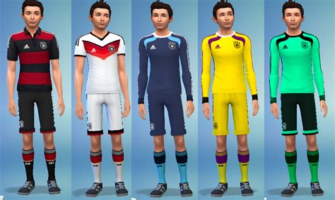 Mod The Sims Dfb Germany National Football Kit 2014 15