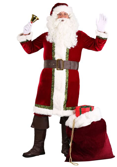Kids Christmas Cosplay Costume Green Furry Monster Hooded Santa Claus