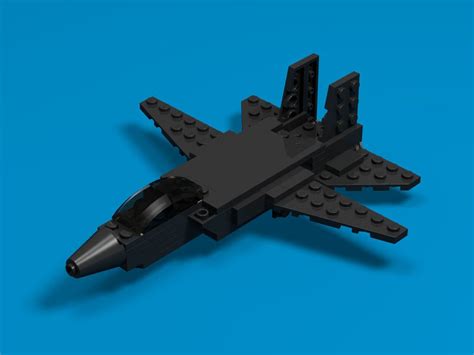 Lego Moc Fighter Plane 6d Micro F 14 By Psiborgvip Rebrickable