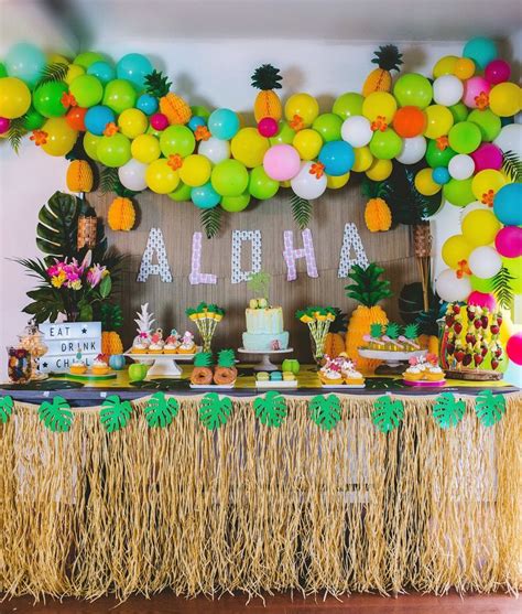 pin by ceanne cathey on pretty hawaiian party luau birthday party luau birthday luau party