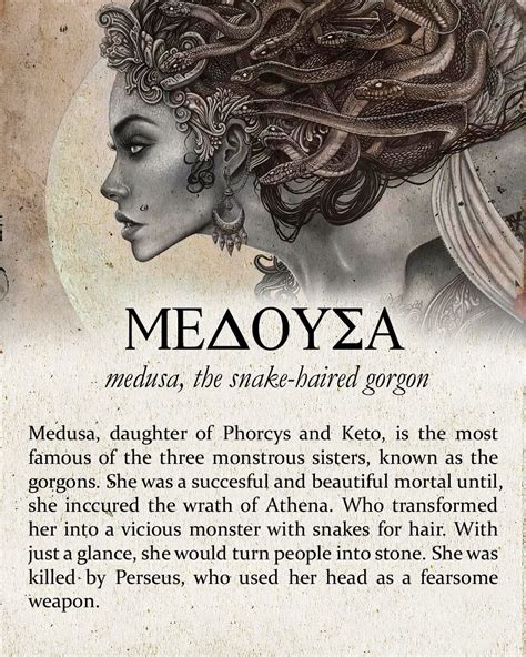 Medusa Greekstatue Medusa The Snake Haired Gorgon The Gorgon Sisters