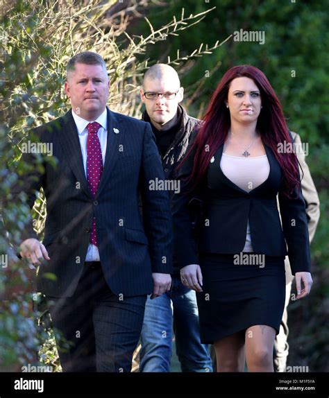 Paul Golding Left And Jayda Fransen Leader And Deputy Leader Of Far Right Group Britain First