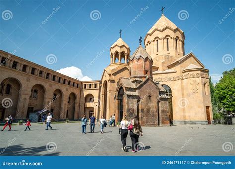 katoghike st astvatstsin church is one of the oldest churches in yeravan armenia editorial