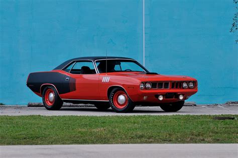 1971 Plymouth Hemi Cuda Muscle Classic Old Red Usa 4200x2790