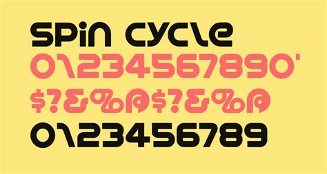 Spin Cycle Free Font What Font Is