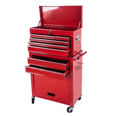 New Red Rolling Tool Chest Box Cabinet Drawer Toolbox Garage Mechanic