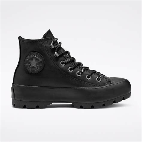 Winter Gore Tex Lugged Chuck Taylor All Star Boot High Top In Black