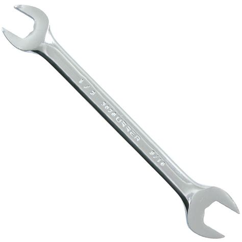Urrea 12 In X 916 In Open End Chrome Wrench 3026 The Home Depot