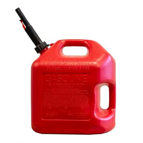 Midwest Can 5 Gal Red Auto Shut Off Gasoline Container By Midwest Can