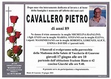 Pietro Cavallero - Necrologi - IlCorriere.net