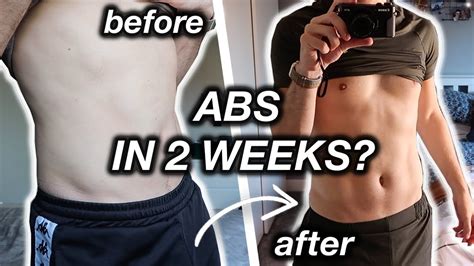 Abs In Two Weeks I Tried The Chloe Ting 2 Week Ab Workout ☆ My Results With No Diet Youtube