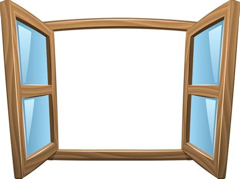 Download Hd Open The Window Cartoon Transparent Png Image