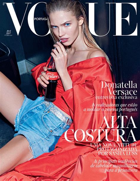 Sasha Luss Stars In The Cover Story Of Vogue Portugal April Issue