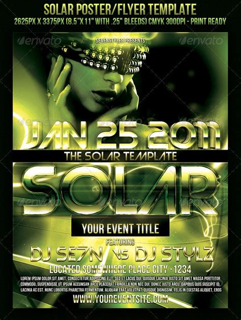 Solar Posterflyer Template By Sevenstyles Graphicriver