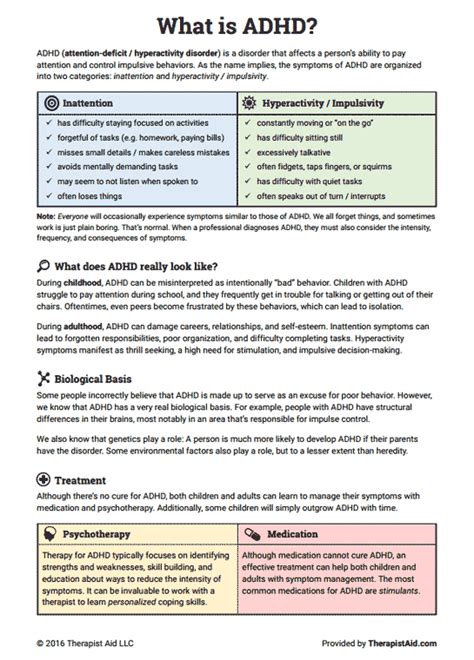 Adhd Worksheets For Youth Tools Worksheets Behavior Charts Adhd
