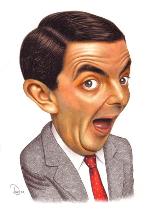 Rowan Atkinson Mr Bean Dibujos Animados Clásicos Dibujos De