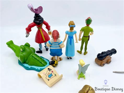 Figurines Peter Pan Play Set Disney Store Wendy Crochet Mouche