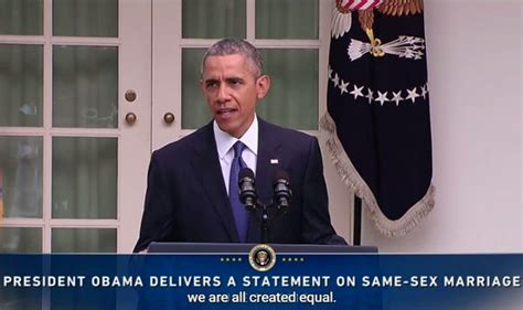 Barack Obama Speaks On The Us Supreme Courts Decision On Marriage Equality Video