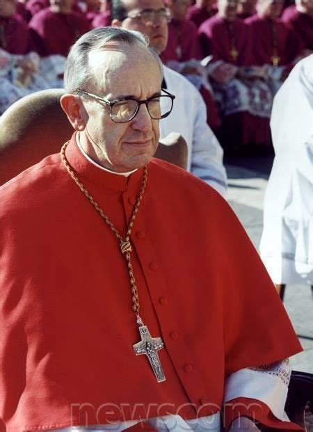 Young Bishop Bergoglio Later Pope Francis Vatikan